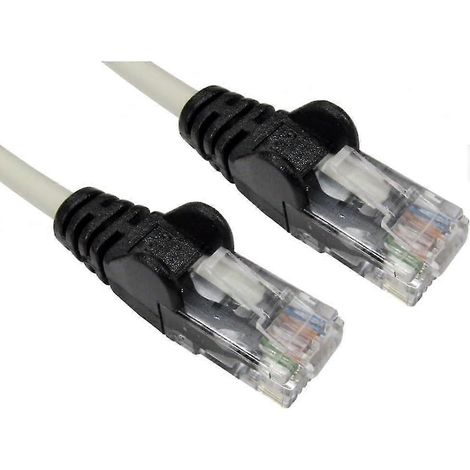 Câble Ethernet croisé RJ45 Cat5e de 3 m - Gris