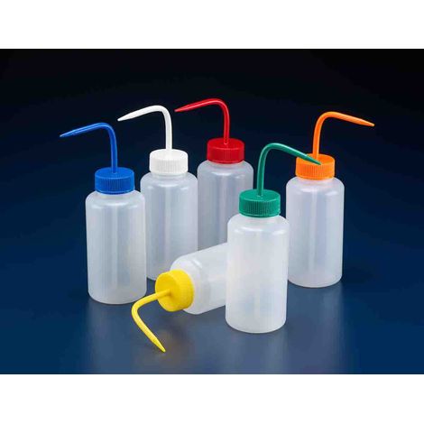 Bouteille de laboratoire, RS PRO, 1L, en Polyéthylène basse densité, à Col Large ( Prix pour Paquet de 5 )