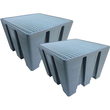Bac de rétention pour cuve ibc éco-lot de 2 (1/4)