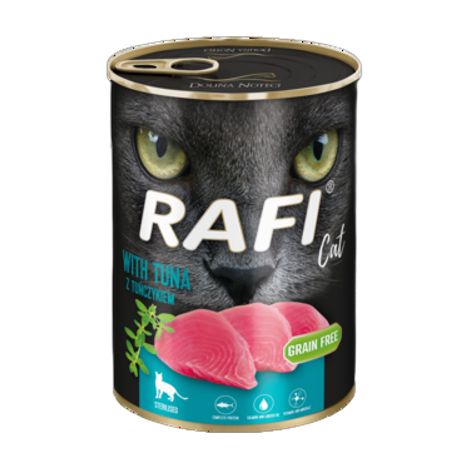 RAFI Chat stérilisé au thon - nourriture pour chat 400g