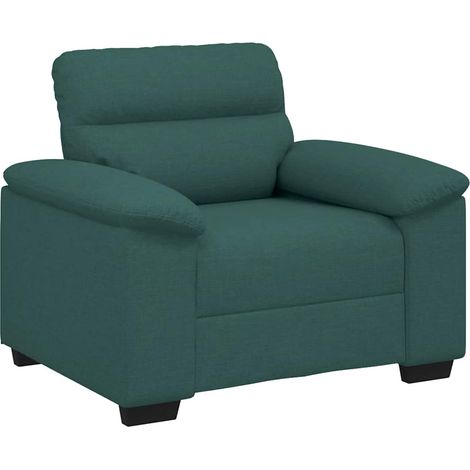 vidaXL Poltrona Verde Scuro 60 cm in Tessuto (1/5)