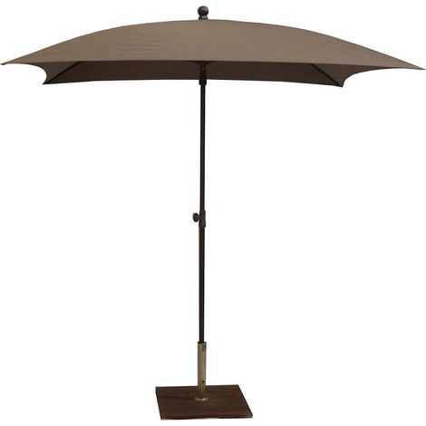 Ombrellone da Giardino 200x200 cm Palo Ø27 mm in Acciaio Maffei Kronos Tortora (1/4)