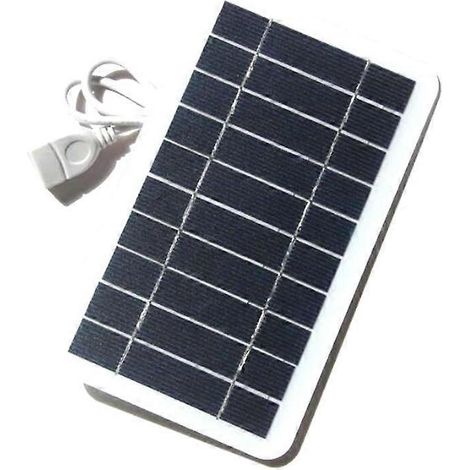 Chargeur solaire USB haute puissance 5V pour batteries de camping -- (1/5)