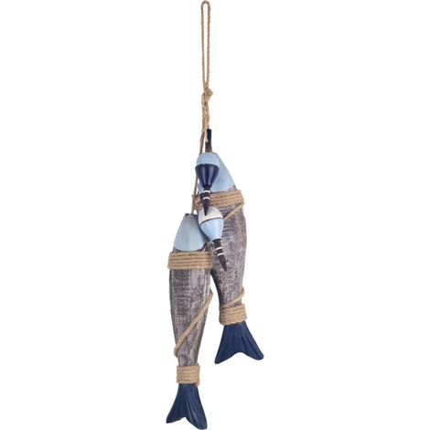 Pesce decorativo da parete, decorazione nautica, ornamento marittimo per casa e ufficio, regalo unico (1/4)