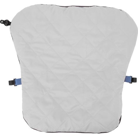 Coussin lombaire gonflable pour siège d'avion, coussin de soutien ferme et ajustable pour le bas du dos, gris (1/5)