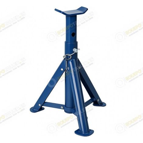 EQT – Paire de chandelles pliables 3 tonnes – Hauteur min 28,5 cm – Hauteur max 40 cm – Conforme aux normes de sécurité (1/4)