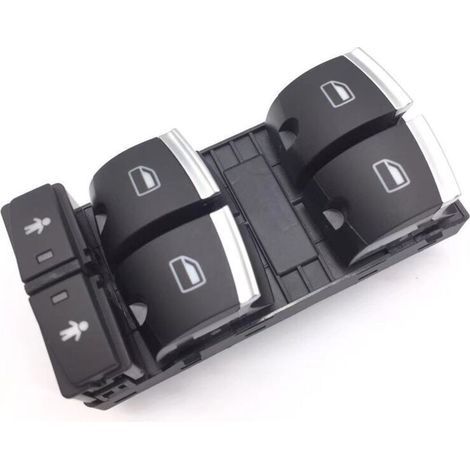 Interrupteur éléctrique vitre avant gauche compatible Audi A6 C7 et Q7 4M (1/4)