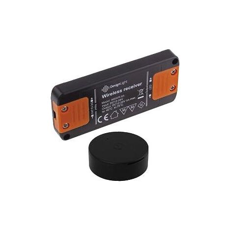 Interrupteur variateur sans fil 12/24 V noir - SYNERCIA