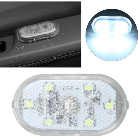 Ambiente-Autobeleuchtung, Touch-Lampe, Kofferraumbeleuchtung, Leselampe mit Sensor, Nachtlicht (integrierter Akku enthalten) (Touch-Version) weiß (1/5)