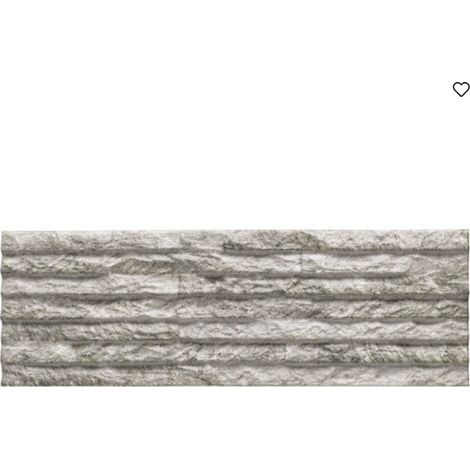Carrelage effet parement Castellana gris cendré 15×45 cm - Réflex Boutique