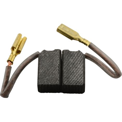 Balais de Charbon pour DeWalt Ponceuse DW505KS - 6,3x8x13,5mm (1/2)