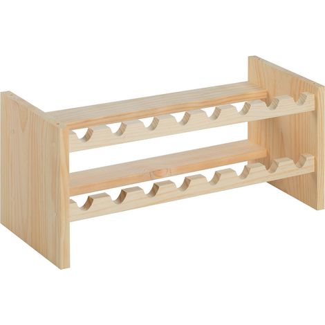 Weinregal aus massiver Kiefer für 16 Flaschen, Modell KATEA ATIGARRAGA KATE16,99
