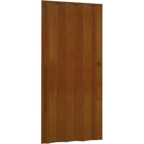 Porta a soffietto in PVC con serratura e pomolo in ABS da interno