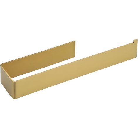 Porte Serviette Salle de Bain, Longueur 25 x 5 CM, Barres Porte-Serviettes Support Mural, en Acier Inoxydable, Porte Serviette de Bain Antirouille et Durable, Doré (1/5)
