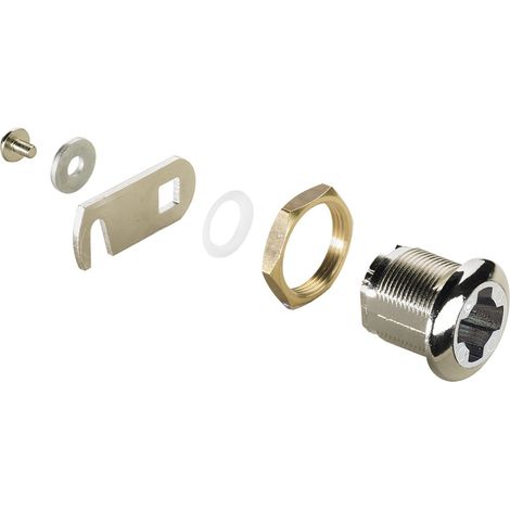 HETTICH PRESTIGE 2000 Zylinder-Riegelschloss Dornmaß 20 mm, Stahl vernickelt (1/5)