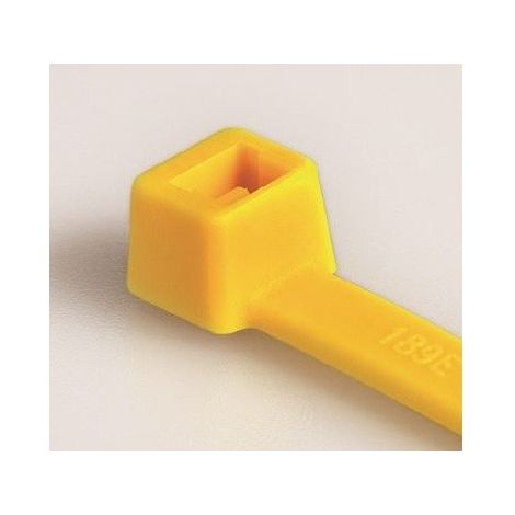 HellermannTyton 116-08014 T80R-N66-YE-C1 Serre-câble 210 mm 4.60 mm jaune 100 pc(s) S17592 (1/5)