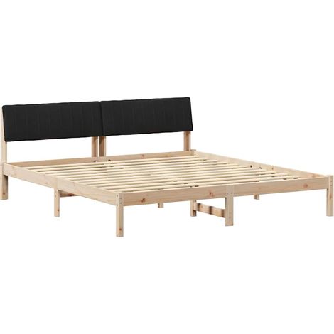 Maison Exclusive - Bettgestell Braun und Schwarz 180 x 200 cm Mas