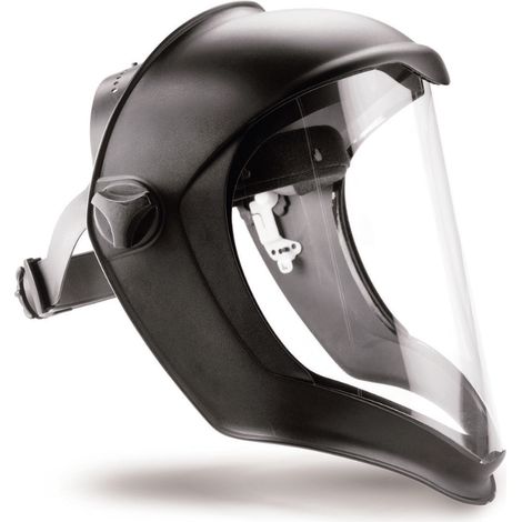 Honeywell – Visière de protection Bionic 1011624 – Visière incolore polycarbonate anti-rayures et antibuée – Protection faciale intégrale pour travaux mécaniques lourds