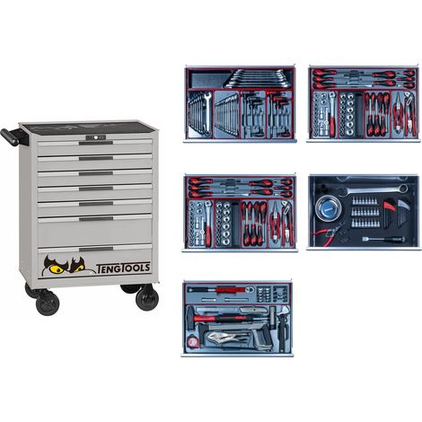 Servante d'atelier Moto set 325 outils Teng Tools HDSRV (1/5)