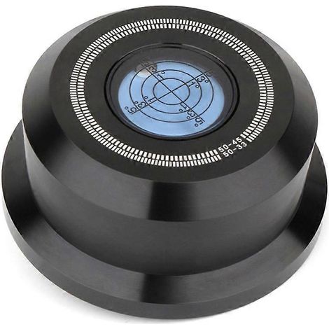 Monosaudio Disque Weight Stabilizer pour Vinyle Turntable,50Hz, Aluminium Vibration Damper, Enhances LP Son Quality Noir (1/5)