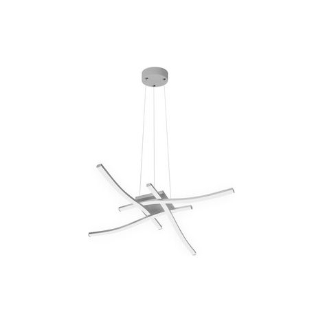 LAMPADA SOSP LED TRATTI 35W 4000K 3150LM SILVER 4L