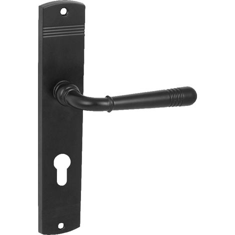 Domino Türgriff LOFT BLACK PZ-Profilzylinder 72