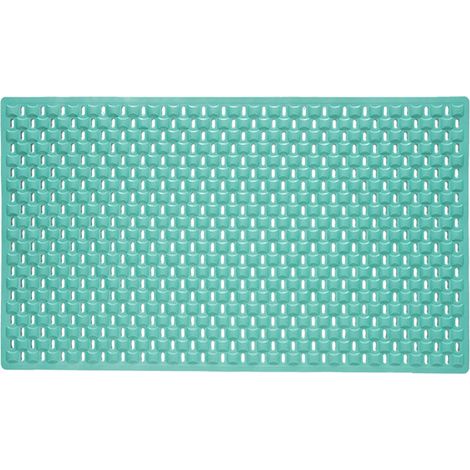 Tapis De Salle De Bain - 40 x 70 cm - Avec Ventouses Et Trous D’évacuation - Surface Texturée Anti-dérapante - En TPE - 1 Pièce (1/5)