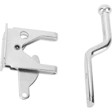 Verrou de porte galvanisé, loquet, cadenas de sécurité en acier au carbone pour abris de jardin, placards et casiers (1/5)