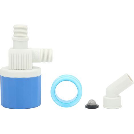 Vanne à flotteur automatique, Type intérieur en Nylon, contrôle du niveau d'eau sûr pour chauffages solaires 1/2 pouces (1/5)