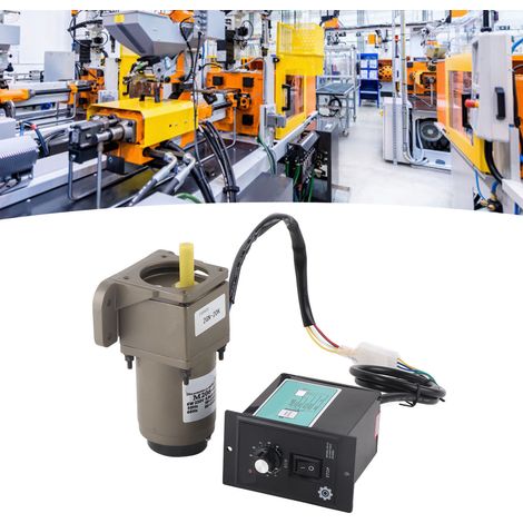 Drehzahlvariabler Getriebemotor M206-402 6W, 220V AC, mit stufenloser und reversibler Drehzahlregelung (1/5)