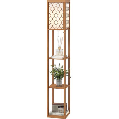Three--Shelf Standing Lamp -- Natural (1/5)