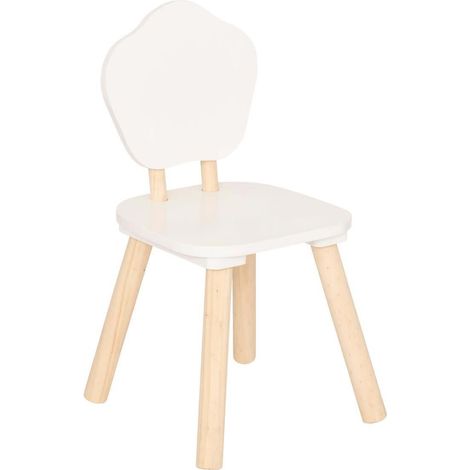 Chaise Enfant "Douceur" 47cm Blanc