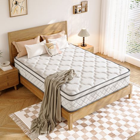 Matratze 140x200cm Schaumstoff 26 cm Luxus Bettmatratze für Erwachsene und Kinder 7 Komfortzonen Adaptiver Memory Foam Memory Foam Matratze