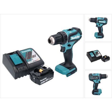 Trapano avvitatore a batteria senza spazzole Makita DDF 485 RG1 18 V 50 Nm + 1x batteria 6,0 Ah + caricabatterie