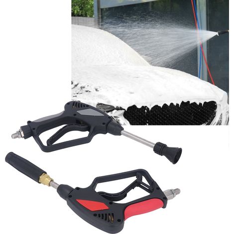 Wasserpistolen- und Schaumpistolen-Set für 5000 PSI (10,57 GPM) Hochdruckreiniger mit integriertem M141,5 mm Außengewindeanschluss und Verwicklungsschutz. (1/5)