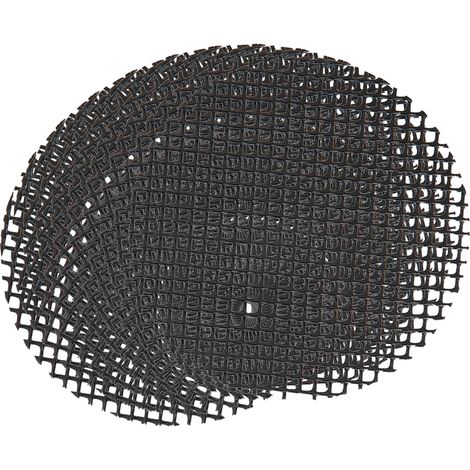 Lot de 10 tapis de fond en maille pour pots de fleurs de jardinage, tapis de rempotage pour bonsaïs (8 cm) (1/5)