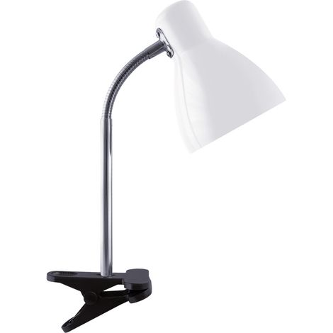 Lampada da lettura con clip 15W bianca kati E27 clip Ideus 02861 (1/2)