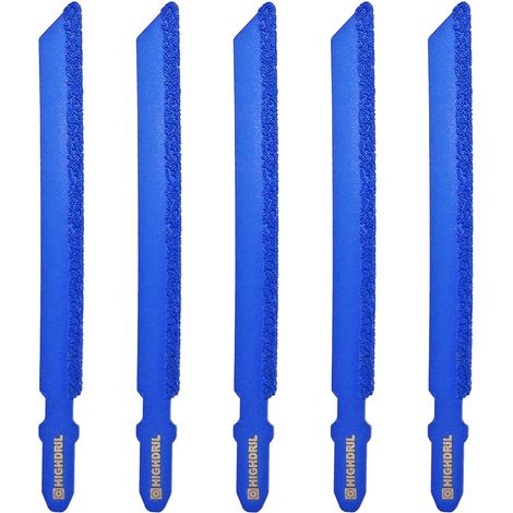 Diamond Jigsaw Blade – 100 mm x 5 Vacuum Brazed Saw Blade for Fiberglass Marble Plastic Wood Plaster (1/5)