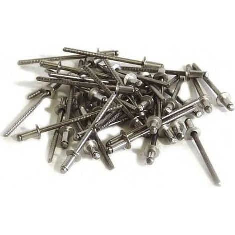 Rivetto Techman 4.8 mm diametro 12 mm lunghezza 50 pezzi