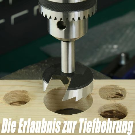 51mm Carbon Stahl Bohrer Selbst Zentrierung Holzbearbeitung Loch Sah Set Holz Schneiden Werkzeuge (1/4)