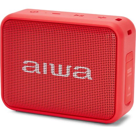 ALTAVOZ BLUETOOTH PORTABLE AIWA BS-200 RED BT 5.0 TWS MICRO INTEGRADO 6W RMS IPX6 LECTOR USB RADIO F (1/4)