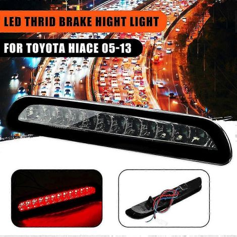 Getönte 12-LED-Rückleuchte mit Brems- und Rückfahrscheinwerfer für Toyota Hiace 2005-2013