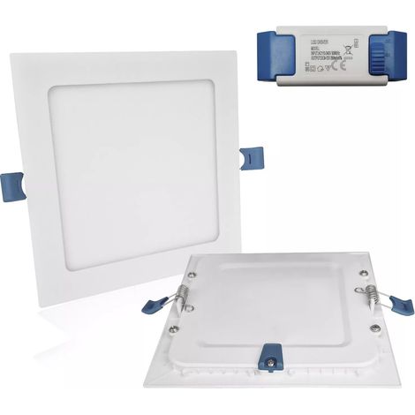 Faretto LED Ultra-Slim 3in1 CCT Incasso 3-24 W rotondo/quadrato 12 watt-regolabile QUADRATO