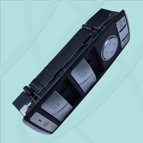 A2049055302 is suitable for Mercedes-Benz W204 window regulator switches W212 C250/300 electroplated silver. (1/4)