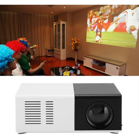 Projecteur Mini LED 1080P Portable avec Écran LCD 2 Pouces, Ports USB/HDMI, Ventilation Silencieuse, 110-240V