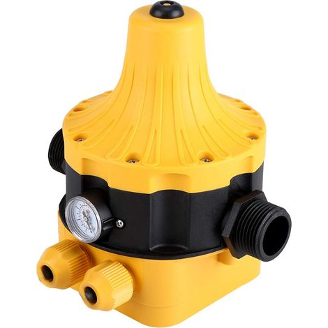 Ej.Life IP65 220V Contrôleur de Pression de Pompe à Eau Pressostat Automatique Électronique Contrôleur de Pression avec Gauge Maison Accessoire A (1/5)