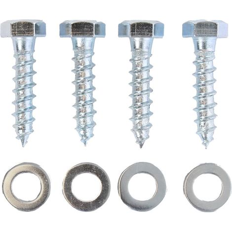 Montageset M8 - 4x Houtdraadbout - 4x Sluitring