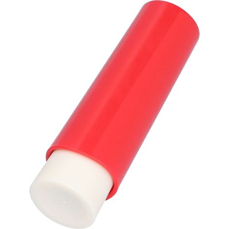 Étui à aiguilles rotatif magnétique en plastique rouge, forme de rouge à lèvres, boîte de rangement décorative pour couture (1/5)