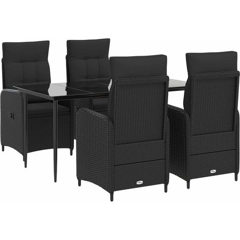 Ensemble de Tables Basses avec coussin avec oreiller 5 pcs vidaXL (1/5)