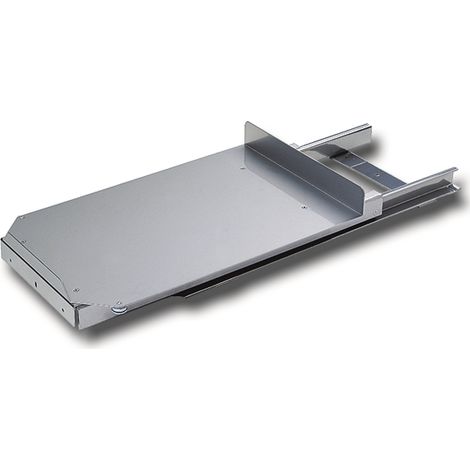Peka Getränkekisten Auszug mit 385 mm Auszugsweg für guten Zugriff - Getränkekistenauszug bis 100 kg belastbar, Stahl silber (1/3)